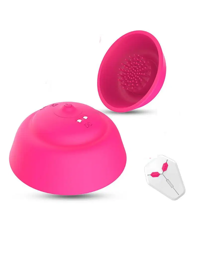 Kit 2 Estimulador Mamilo 10 Vibração Silicone Recarregável