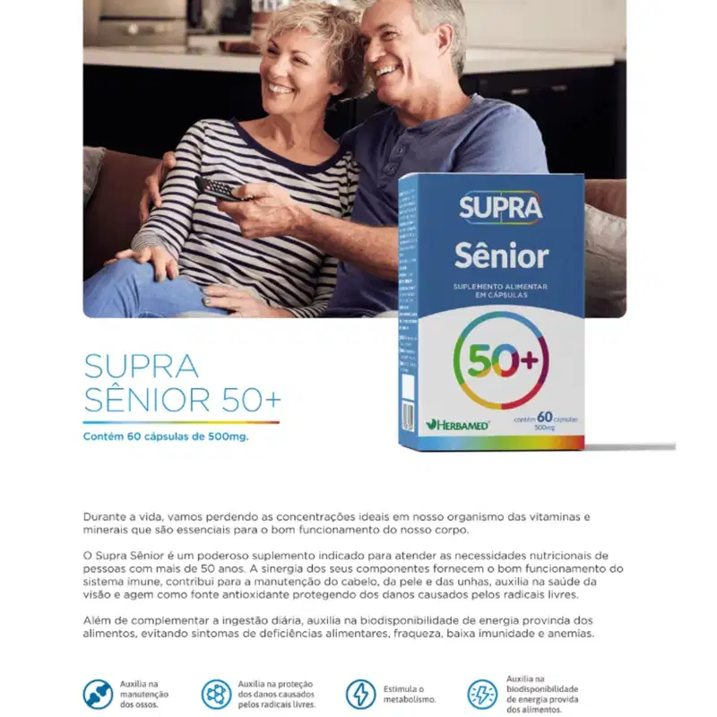 Suplemento Alimentar Sênior C60 - Herbamed