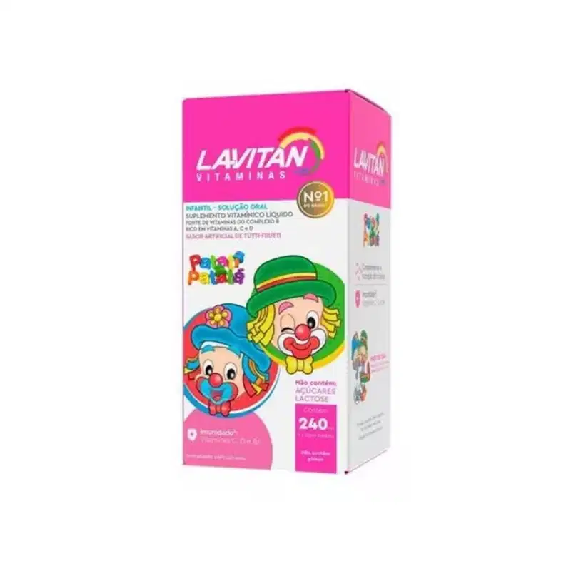 Kit Cimed Lavitan Tutti Frutti Suplemento Infantil (2 Unidades)