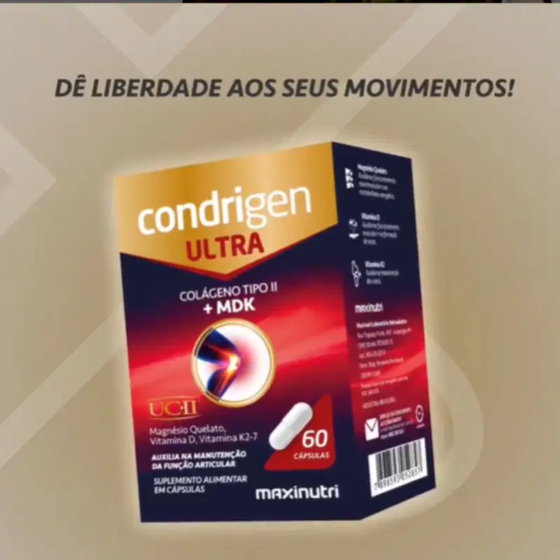 Kit C3 Suplemento Condrigen Ultra MDK Articulações Maxinutri