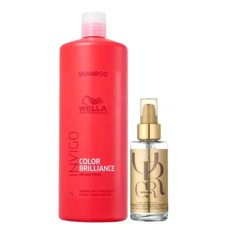 Kit Wella Professionals Brilliance Salon + Oil Reflections (2 Produtos)