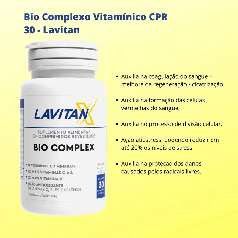 Kit Cimed Lavitan Bio Complexo (3 Unidades)