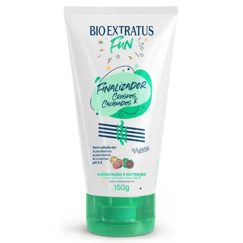 Kit Finalizador e Máscara Crespos e Cacheados- Bio Extratus
