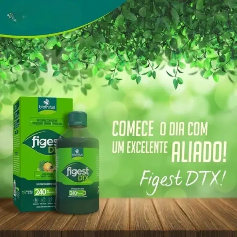 Suplemento Alimentar Biofhitus Figest DTX, 240ml.