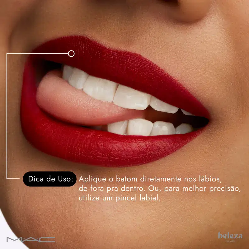 M·A·C Retro Matte Lipstick Ruby Woo - Batom 3g