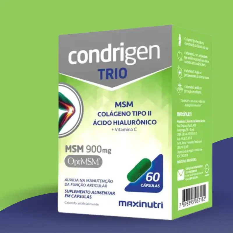 Kit C3 Suplemento Condrigen Trio MSM 900mg C60– Maxinutri