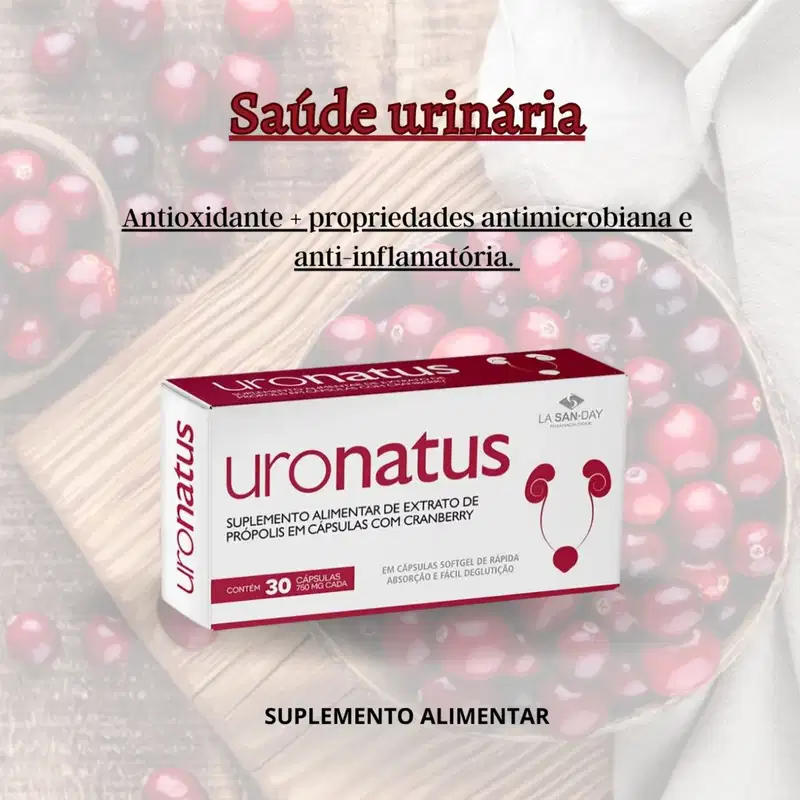 La San-Day Uronatus Cranberry – Suplemento Alimentar (30 Cápsulas)
