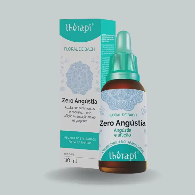 Kit Com 2 Floral Thérapi Zero Angústia 30ml - Floral Thérapi