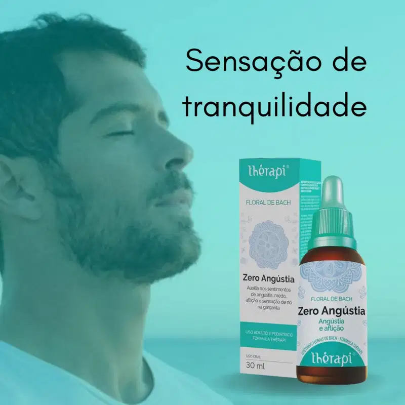 Kit Com 2 Floral Thérapi Zero Angústia 30ml - Floral Thérapi