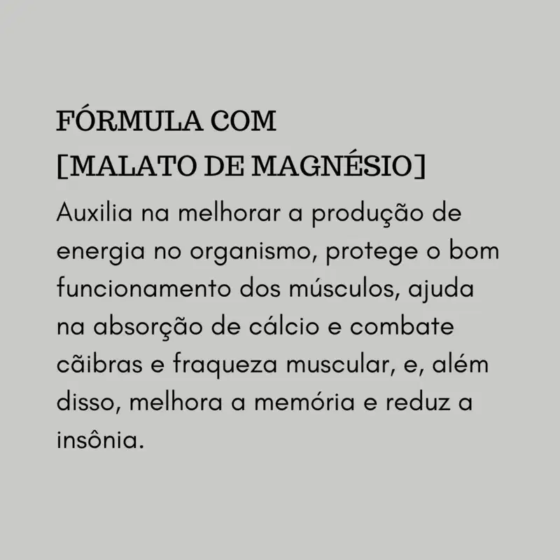 Kit C4 Suplemento Alimentar Magnésio 5 tipos C 60Caps - Duom