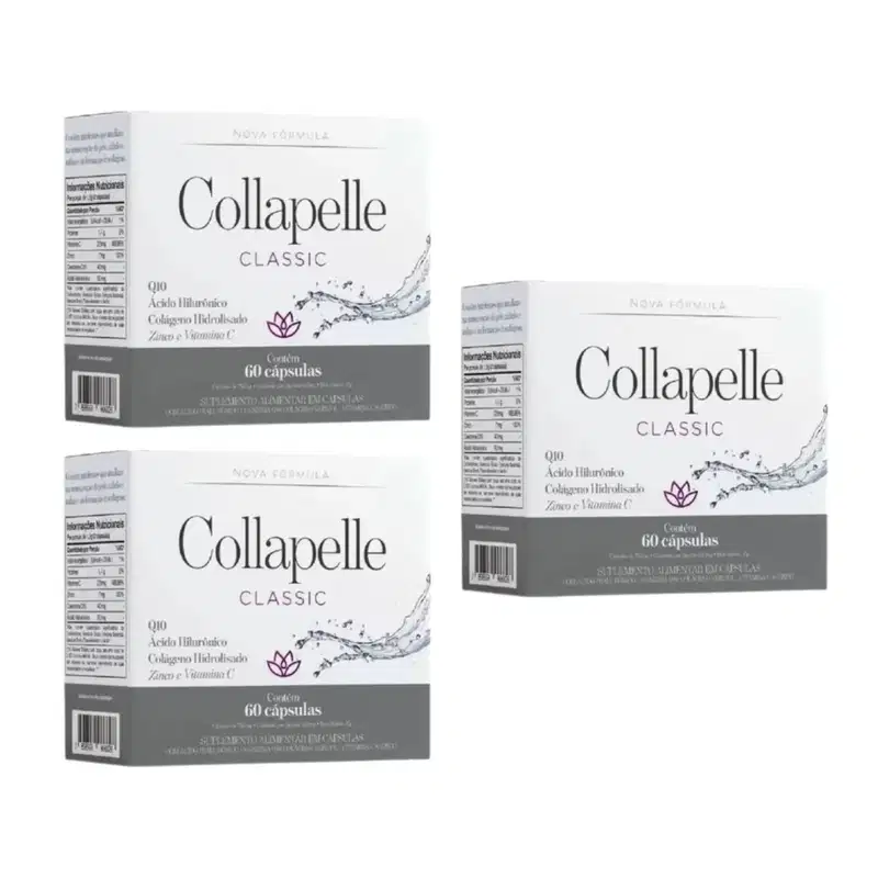 Kit C3 Colágeno Hidrolisado Collapelle C60 - Prowin