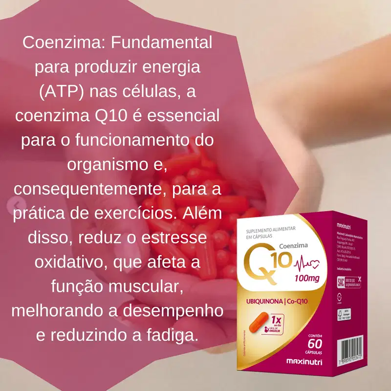 Coenzima Q10 100Mg C60 Maxinutri