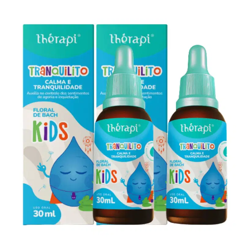 Kit C2 Tranquilito Floral Calma Tranquiliza Kids - Floral Thérapi