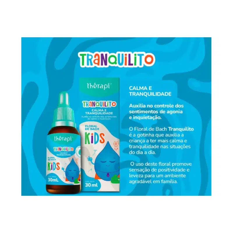 Kit C3 Tranquilito Kids: Serenidade Paz com Floral - Thérapi