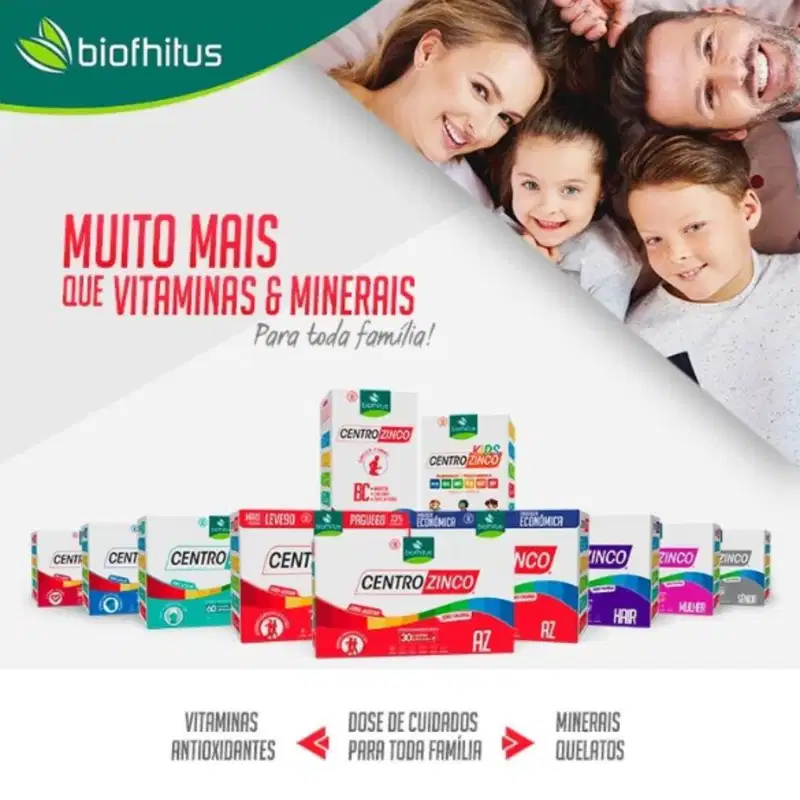 Kit Biofhitus Centrozinco AZ Double, 2 unidades.