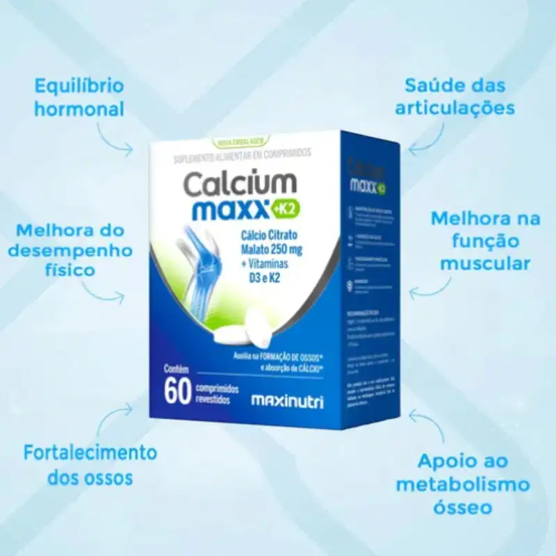 Calcium Maxx 250Mg + K2 60Caps Maxinutri
