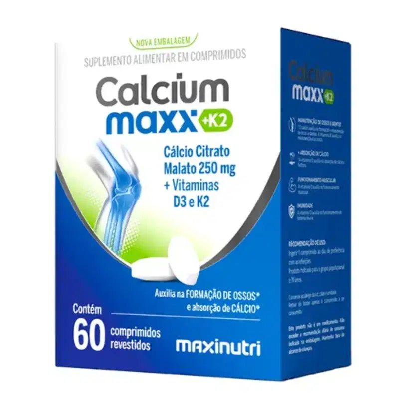 Calcium Maxx 250Mg + K2 60Caps Maxinutri