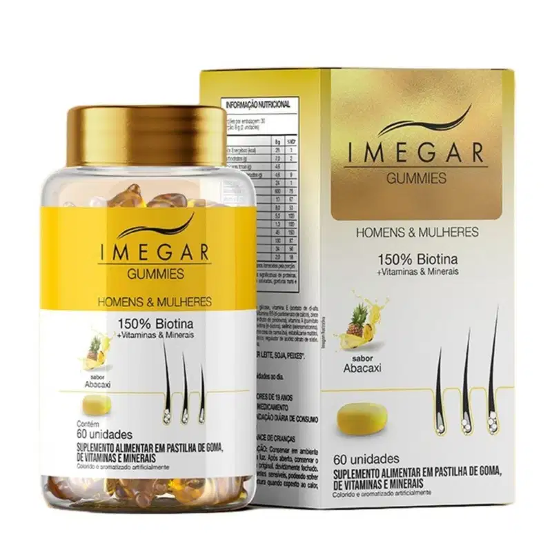 Kit C2 Imegar Gummies C60 Sabor Abacaxi – Prowin Pharma