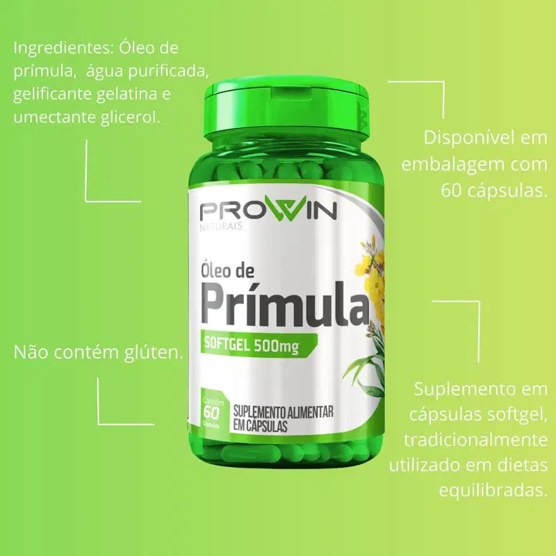 Kit C2 Prímula ProWin 500mg – Equilíbrio Hormonal com 60