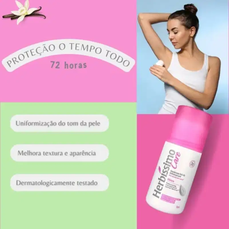 Desodorante Herbíssimo Roll-On Hibisco 50ml