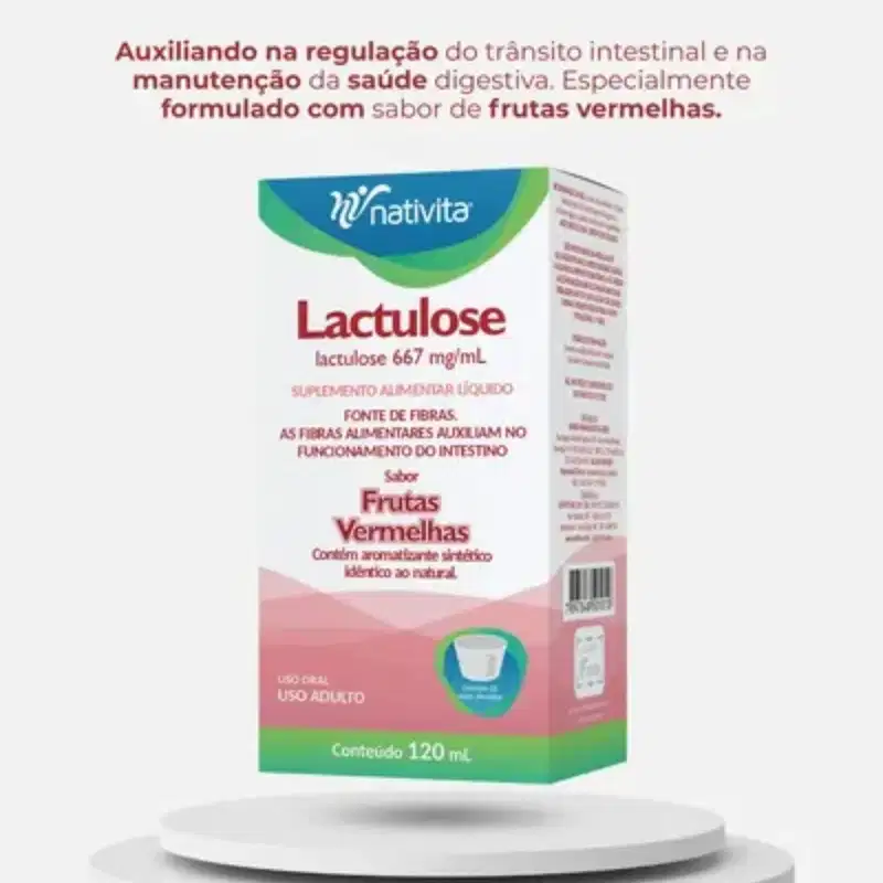 Lactulose 120Ml Frutas Vermelhas