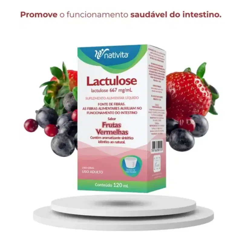 Lactulose 120Ml Frutas Vermelhas