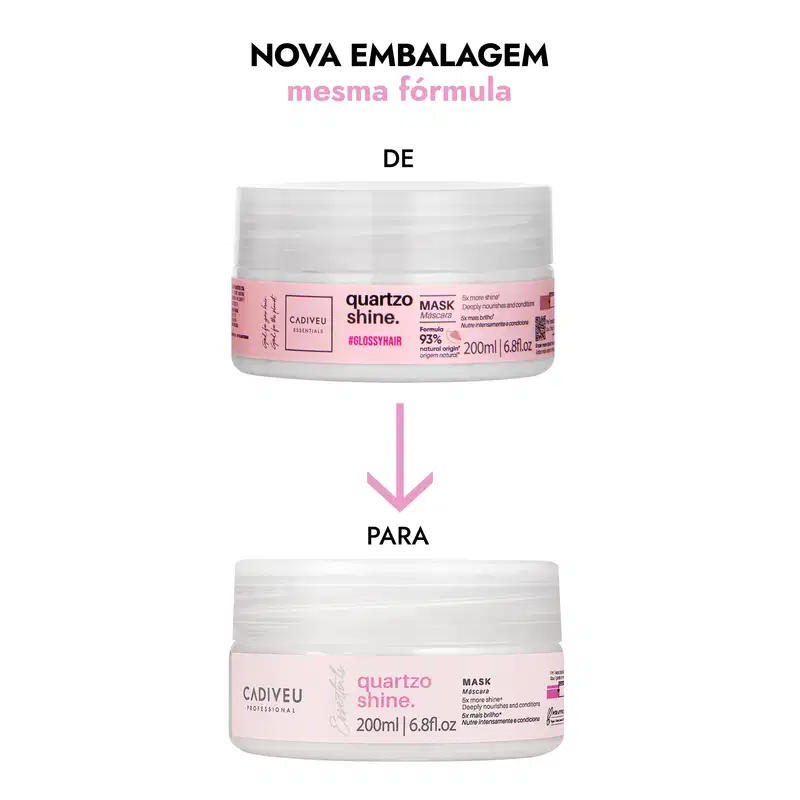 Cadiveu Essentials Quartzo Shine - Máscara de Tratamento 200ml