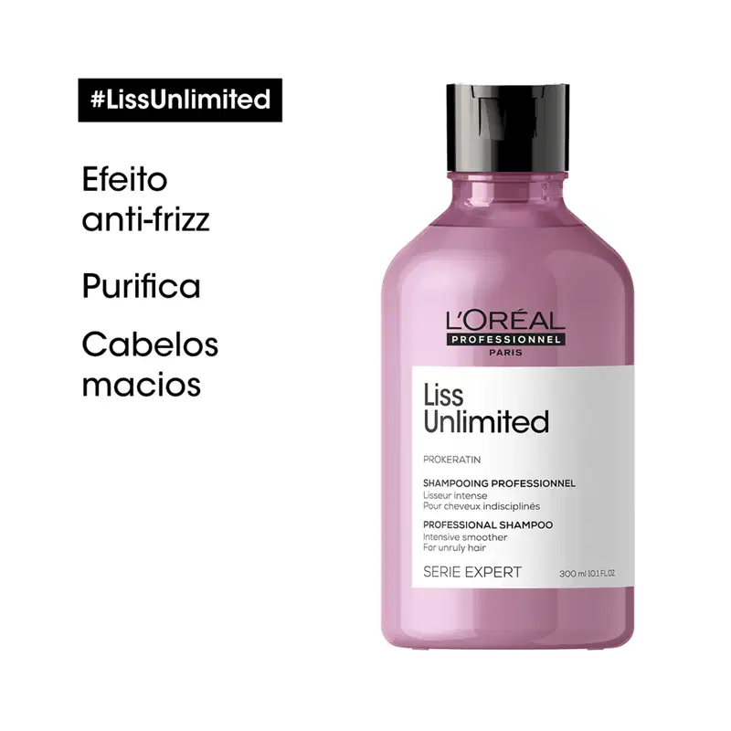 L'Oréal Professionnel Serie Expert Liss Unlimited - Shampoo 300ml