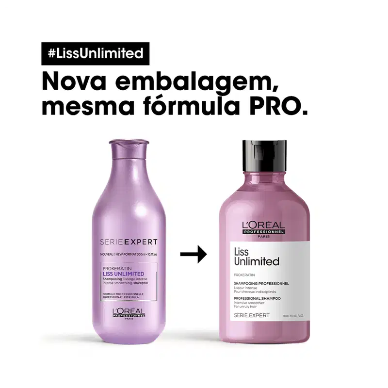 L'Oréal Professionnel Serie Expert Liss Unlimited - Shampoo 300ml
