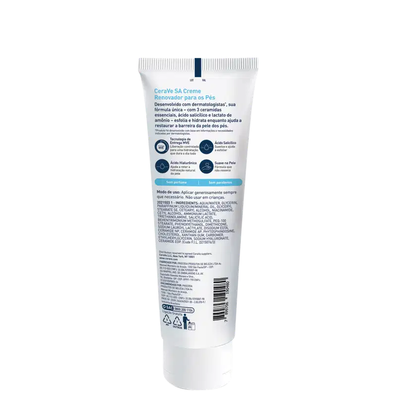CeraVe SA Renovador - Creme para os Pés 88g
