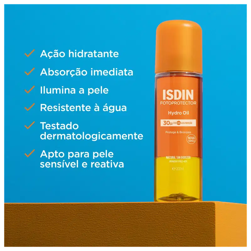 ISDIN HydroOil FPS 30 - Protetor Solar 200ml