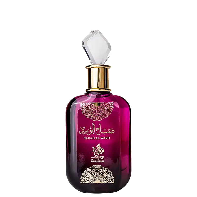 A imagem mostra o Perfume Importado Feminino Sabah Al Ward de Al Wataniah.
