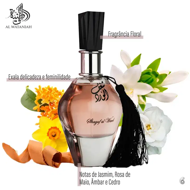 Shagaf Al Ward Al Wataniah Eau de Parfum - Perfume Feminino 100ml