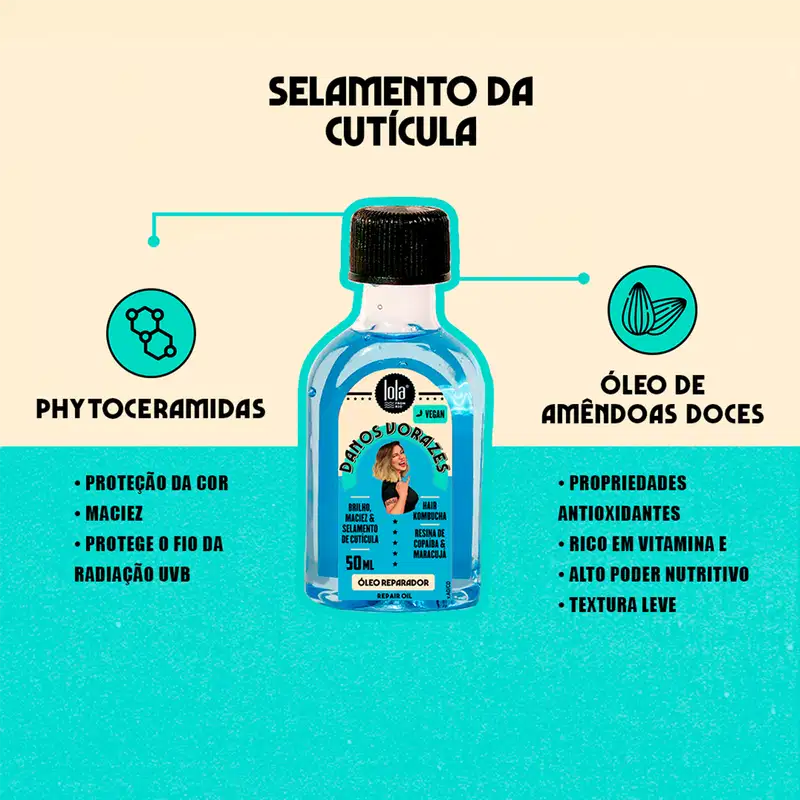 Danos Vorazes Lola From Rio - Óleo Reparador 50ml