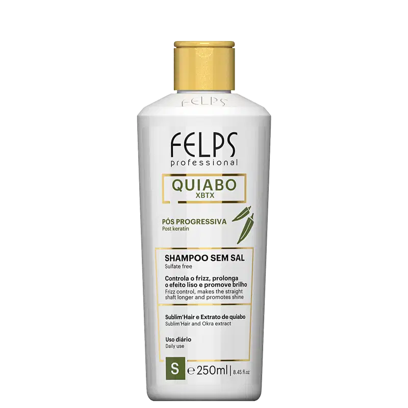 Felps Professional Quiabo XBTX Pós Progressiva - Shampoo 250ml