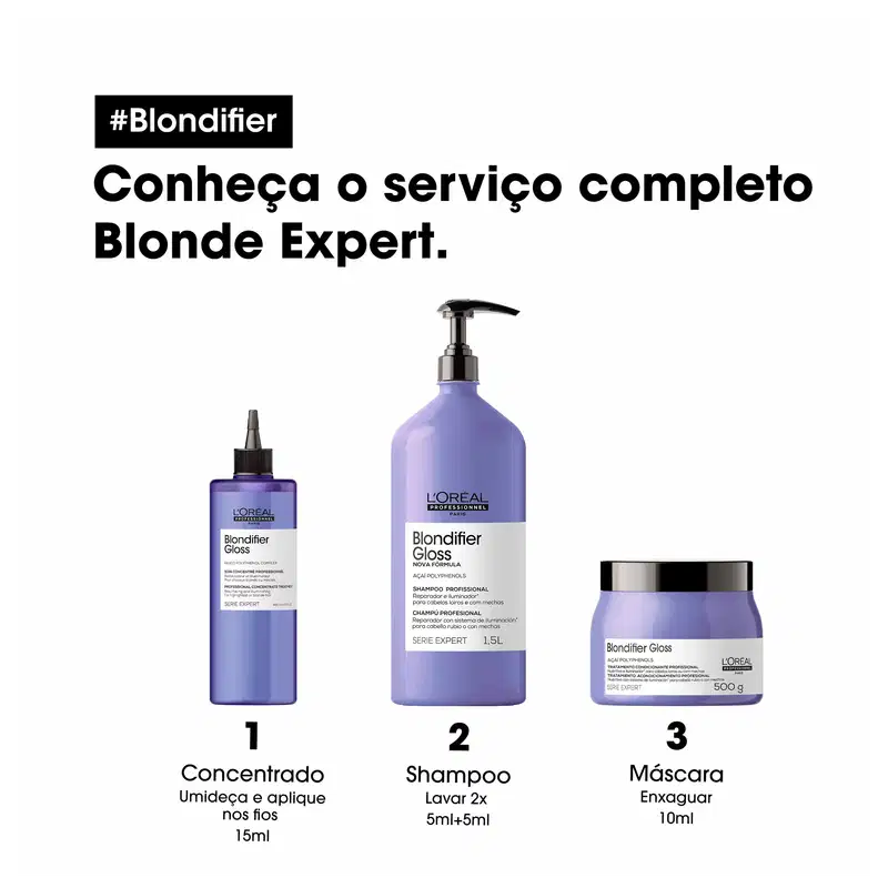 L'Oréal Professionnel Blondifier Gloss Concentrate Treatment - Tratamento Concentrado 400ml