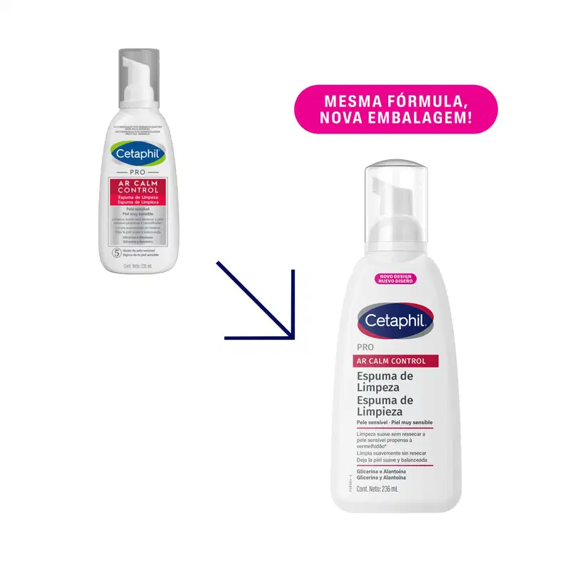 Cetaphil Pro AR Calm Control - Espuma de Limpeza Facial 236ml