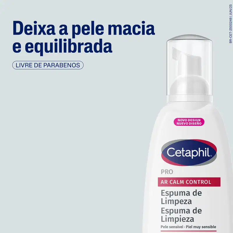 Cetaphil Pro AR Calm Control - Espuma de Limpeza Facial 236ml