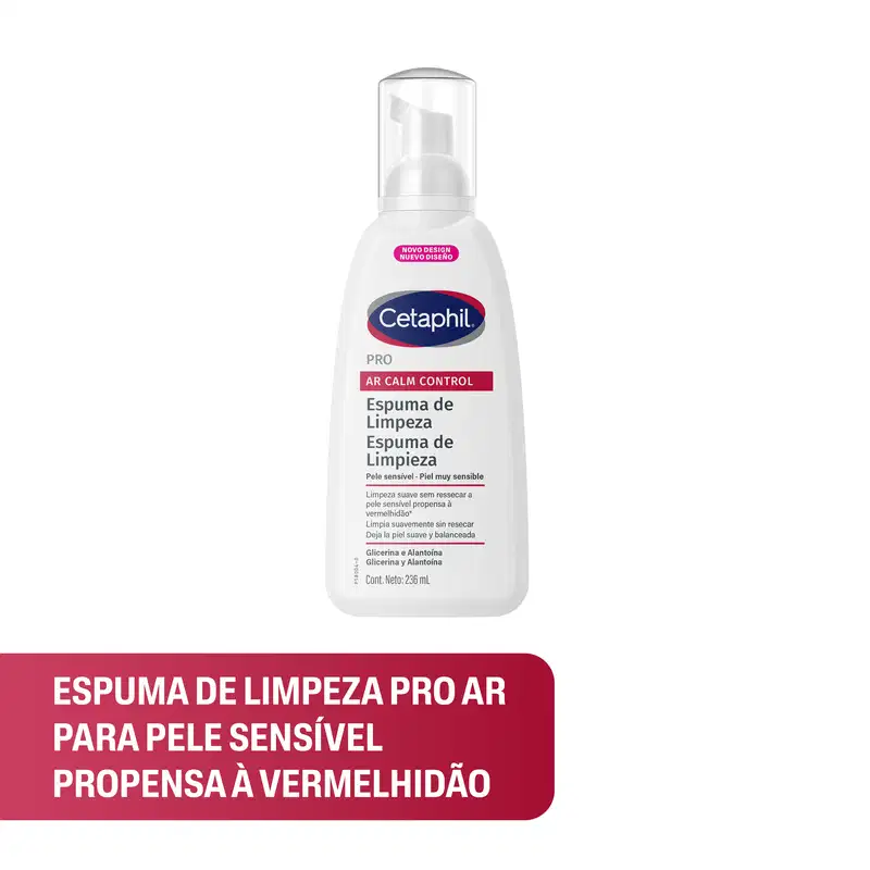 Cetaphil Pro AR Calm Control - Espuma de Limpeza Facial 236ml