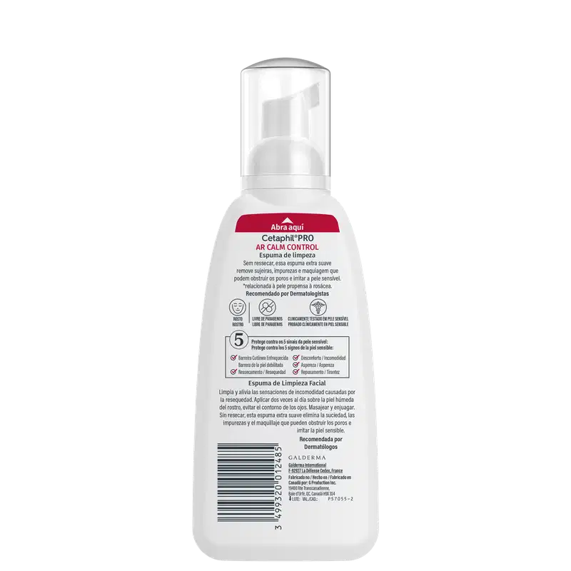 Cetaphil Pro AR Calm Control - Espuma de Limpeza Facial 236ml