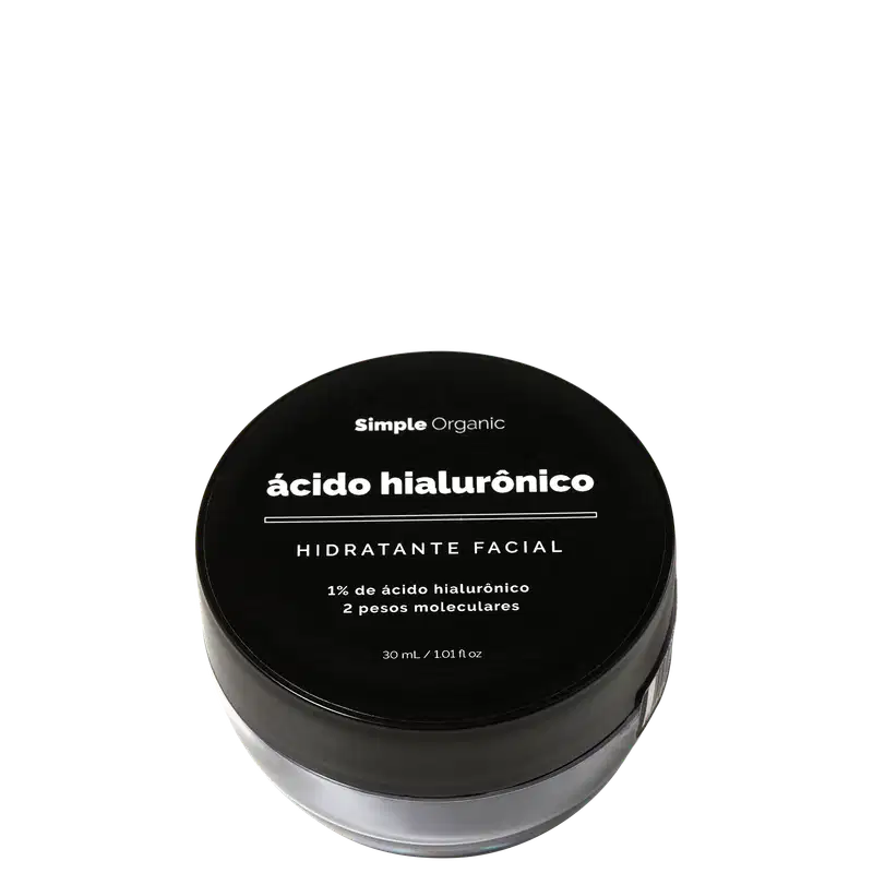 Simple Organic Ácido Hialurônico - Hidratante Facial 30ml