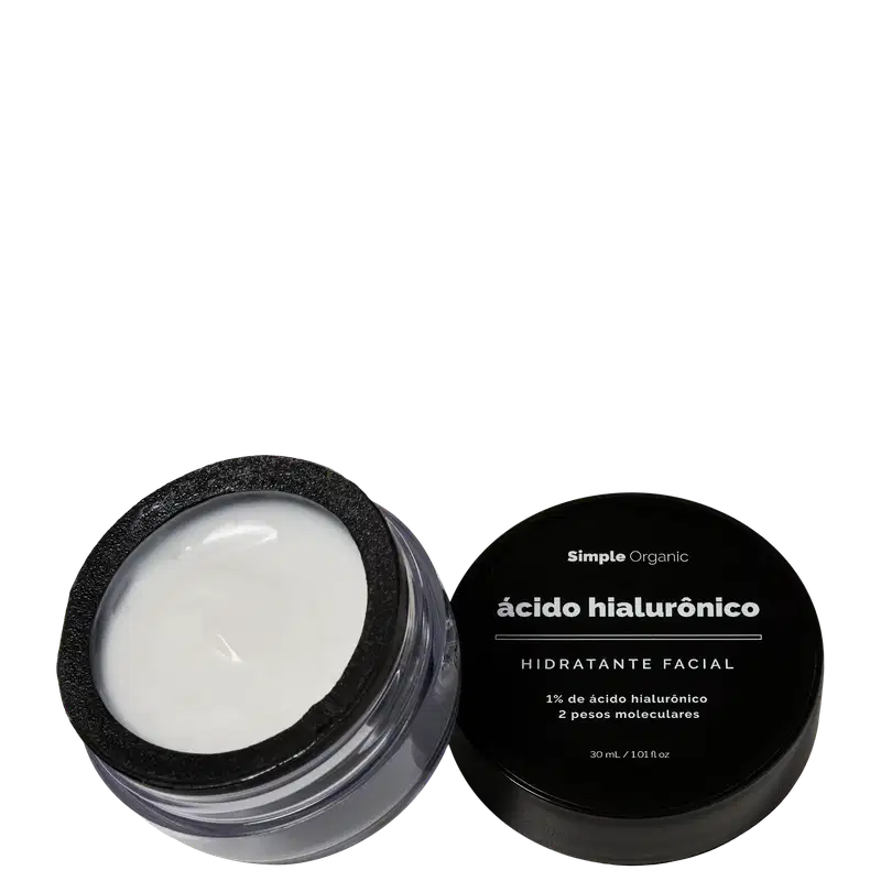 Simple Organic Ácido Hialurônico - Hidratante Facial 30ml