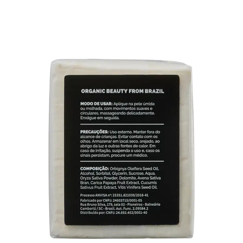 Simple Organic Arroz + Aveia - Sabonete em Barra Facial 60g