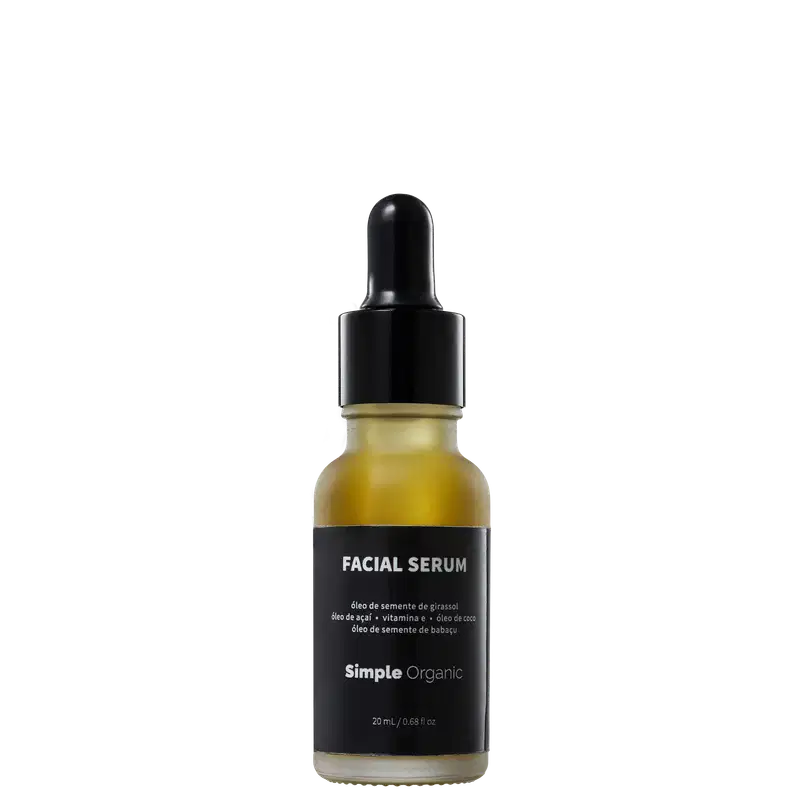 Simple Organic Facial Serum - Sérum Multifuncional Facial 30ml