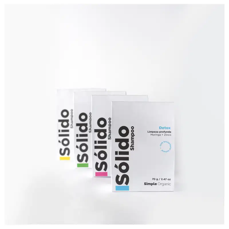 Simple Organic Sólido Balance - Shampoo em Barra 70g