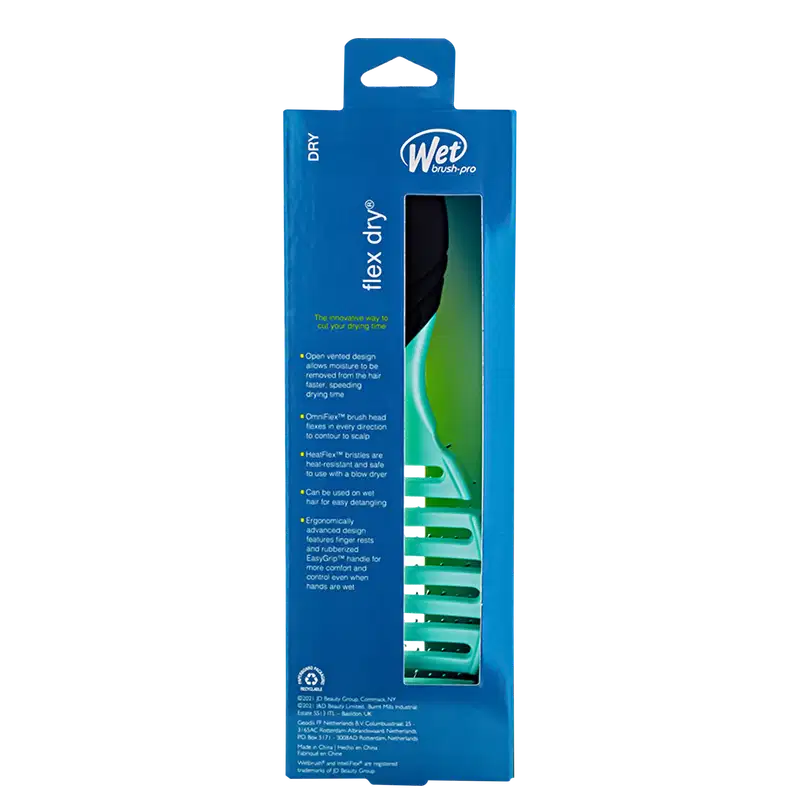 Wet Brush Pro Flex Dry Verde - Escova de Cabelo