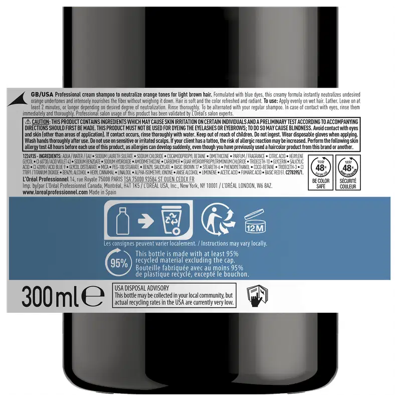L'Oréal Professionnel Chroma Crème Blue Dyes - Shampoo 300ml