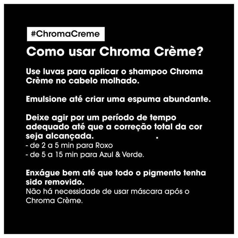 L'Oréal Professionnel Chroma Crème Blue Dyes - Shampoo 500ml
