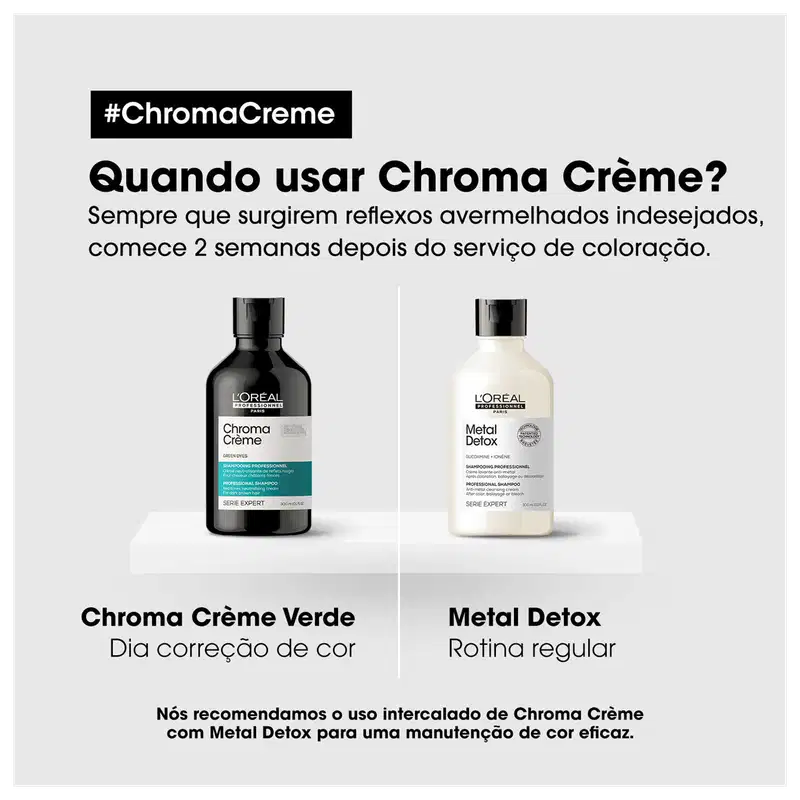 L'Oréal Professionnel Chroma Crème Green Dyes - Shampoo 500ml