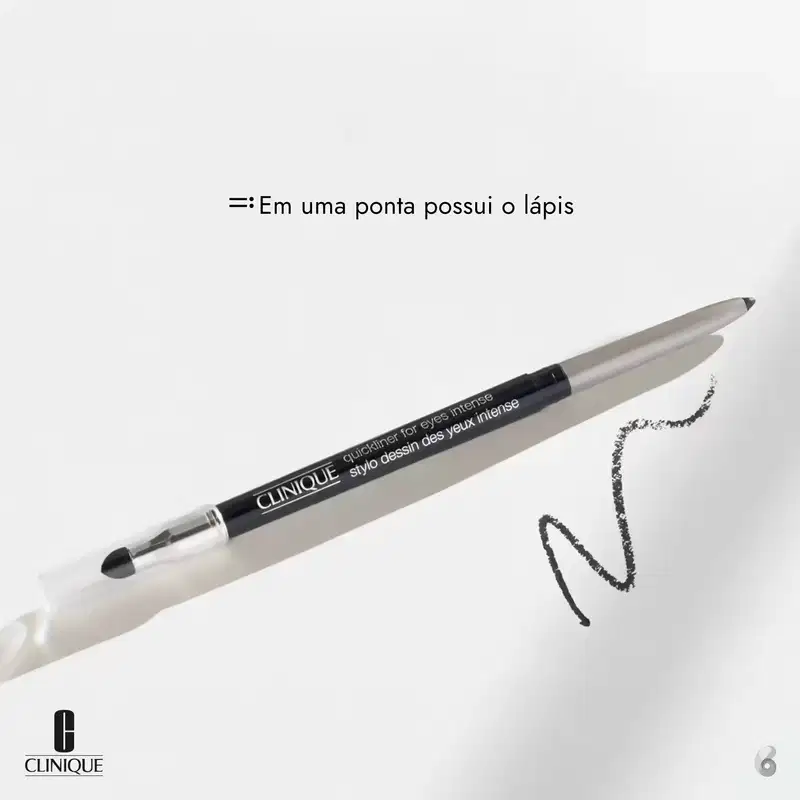Clinique Quickliner for Eyes Intense Back - Lápis de Olho 0,28g
